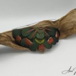 Anne Kalonji Plumassière - Création bijoux en plumes naturelles plastron en plume de faisan