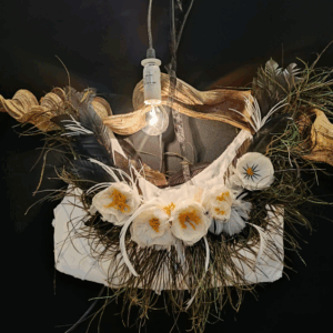 Créations en plumes – Exposition Jardin d’Hiver